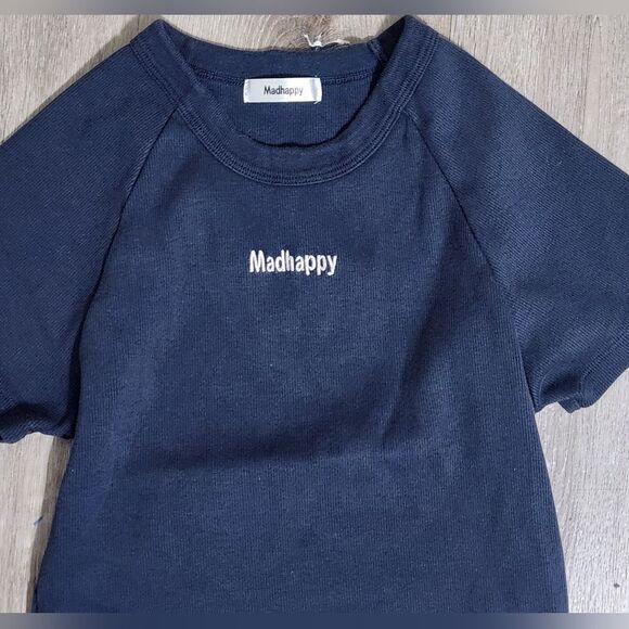 MADHAPPY SUMMER COLLECTION RIBBED BABY DOLL Blue Size S - Picture 2 of 4